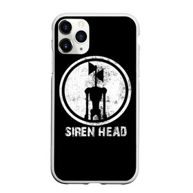 Чехол для iPhone 11 Pro матовый с принтом СИРЕНОГОЛОВЫЙ ЧБ в городе Новоалтайск, Силикон |  | siren head | игра | монстр | сиреноголовый | существо | хоррор