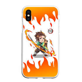 Чехол для iPhone XS Max матовый с принтом Kimetsu No Yaiba | Zenitsu (Z) в городе Новоалтайск, Силикон | Область печати: задняя сторона чехла, без боковых панелей | demon slayer | kimetsu no yaiba | nezuko | shinobu | slayer | tanjiro | zenitsu | гию томиока | зенитсу | зенитцу | зеницу | иноске хашибира | клинок рассекающий демонов | незуко | танджиро | шинобу кочо