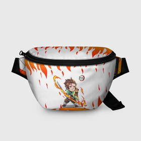 Поясная сумка 3D с принтом Kimetsu No Yaiba | Zenitsu (Z) в городе Новоалтайск, 100% полиэстер | плотная ткань, ремень с регулируемой длиной, внутри несколько карманов для мелочей, основное отделение и карман с обратной стороны сумки застегиваются на молнию | demon slayer | kimetsu no yaiba | nezuko | shinobu | slayer | tanjiro | zenitsu | гию томиока | зенитсу | зенитцу | зеницу | иноске хашибира | клинок рассекающий демонов | незуко | танджиро | шинобу кочо