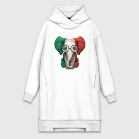 Платье-худи хлопок с принтом Italy Elephant в городе Новоалтайск,  |  | elephant | football | forza | italia | italy | milan | rome | sport | гол | евро | европа | италия | итальянец | кубок | манчини | милан | рим | слон | спорт | тренер | турист | фанат | футбол | футболист | чемпион