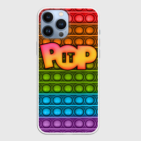 Чехол для iPhone 13 Pro Max с принтом POP it ПУПЫРКА в городе Новоалтайск,  |  | Тематика изображения на принте: pop it | антистресс | игрушка | поп ит | пузырчатая плёнка | пупырка