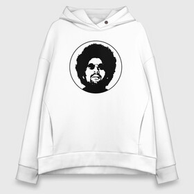 Женское худи Oversize хлопок с принтом GTAO DJ MOODYMANN в городе Новоалтайск, френч-терри — 70% хлопок, 30% полиэстер. Мягкий теплый начес внутри —100% хлопок | боковые карманы, эластичные манжеты и нижняя кромка, капюшон на магнитной кнопке | ammunation | auto | cayo | game | grand | gta | gta5 | ifruit | los santos | moodymann | online | perico | rockstar | securoserv | sessanta | theft | wasted | айфруит | гта | гта5 | игра | лос сантос | майкл | онлайн | потрачено | рокстар | тревор | франк
