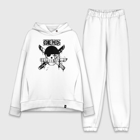 Женский костюм хлопок Oversize с принтом Веселый Роджер Зоро | One Piece в городе Новоалтайск,  |  | anime | manga | one piece | zoro roronoa | аниме | большой куш | ван пис | великий флот | вон пис | зородзюро | король пиратов | манга | мечник | охотник за головами | охотник на пиратов | пират