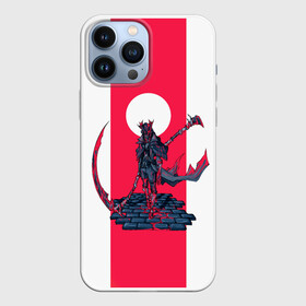 Чехол для iPhone 13 Pro Max с принтом Bloodborne Redline в городе Новоалтайск,  |  | Тематика изображения на принте: bloodborne | game | games | stranger | бладборн | игра | игры | соулс | странник