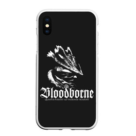Чехол для iPhone XS Max матовый с принтом Бладборн в городе Новоалтайск, Силикон | Область печати: задняя сторона чехла, без боковых панелей | bloodborne | game | games | stranger | бладборн | игра | игры | соулс | странник