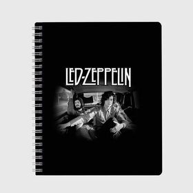 Тетрадь с принтом Led Zeppelin в городе Новоалтайск, 100% бумага | 48 листов, плотность листов — 60 г/м2, плотность картонной обложки — 250 г/м2. Листы скреплены сбоку удобной пружинной спиралью. Уголки страниц и обложки скругленные. Цвет линий — светло-серый
 | Тематика изображения на принте: british | england | folk | hardcore | hardrock | led zeppelin | metal | music | punk | retro | rock | usa | гранж | джимми пейдж | лед цеппелин | метал | музыка | панк | ретро | роберт плант | рок | сша | фолк