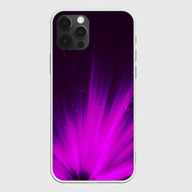 Чехол для iPhone 12 Pro Max с принтом СИРЕНЬЕВЫЕ ЛУЧИ в городе Новоалтайск, Силикон |  | блеск | луч | свечение | сирень | тексиура | ультрофиолет | яркость