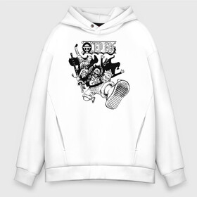 Мужское худи Oversize хлопок с принтом Луффи бьет Трафальгара Ло и Шанкса | One Piece в городе Новоалтайск, френч-терри — 70% хлопок, 30% полиэстер. Мягкий теплый начес внутри —100% хлопок | боковые карманы, эластичные манжеты и нижняя кромка, капюшон на магнитной кнопке | monkey d. luffy | one piece | shanks | trafalgar d. water law | аниме | большой куш | ван пис | вон пис | капитан | красноволосый шанкс | луси | луфи | луффи | манга | манки д. луффи | мугивара | пират | рыжий