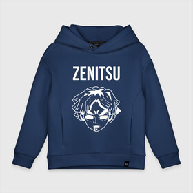 Детское худи Oversize хлопок с принтом ZENITSU | DEMON SLAYER KIMETSU NO YAIBA (Z) в городе Новоалтайск, френч-терри — 70% хлопок, 30% полиэстер. Мягкий теплый начес внутри —100% хлопок | боковые карманы, эластичные манжеты и нижняя кромка, капюшон на магнитной кнопке | Тематика изображения на принте: demon slayer | kimetsu no yaiba | slayer | zenitsu | зенитцу | зеницу | клинок рассекающий демонов | шинобу кочо
