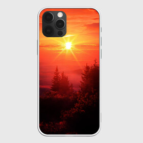 Чехол для iPhone 12 Pro Max с принтом УТРЕННИЙ РАССВЕТ НАД ОБЛАКАМИ в городе Новоалтайск, Силикон |  | Тематика изображения на принте: деревья | лес | лето | лучи | облака | рассвет | солнце | утро