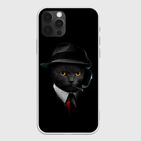 Чехол для iPhone 12 Pro Max с принтом НУАРНЫЙ КОТ в городе Новоалтайск, Силикон |  | animal | cat | dark | detective | nuar | police | triller | детектив | звери | кот | котэ | кошки | нуар | триллер