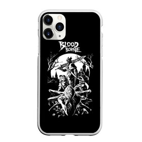 Чехол для iPhone 11 Pro Max матовый с принтом Бладборн ЧБ в городе Новоалтайск, Силикон |  | Тематика изображения на принте: bloodborne | game | games | stranger | бладборн | игра | игры | соулс | странник