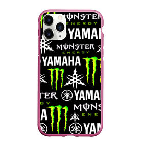 Чехол для iPhone 11 Pro Max матовый с принтом YAMAHA X MONSTER / SPORT в городе Новоалтайск, Силикон |  | Тематика изображения на принте: monster energy | motorcycle | yamaha | yzf r6 | байк | байкер | зеленый | монстер | мотоспорт | мототехника | мотоцикл | мотоциклист | скутер | энергетик. | ямаха
