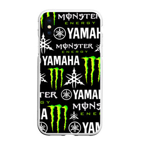 Чехол для iPhone XS Max матовый с принтом YAMAHA X MONSTER / SPORT в городе Новоалтайск, Силикон | Область печати: задняя сторона чехла, без боковых панелей | Тематика изображения на принте: monster energy | motorcycle | yamaha | yzf r6 | байк | байкер | зеленый | монстер | мотоспорт | мототехника | мотоцикл | мотоциклист | скутер | энергетик. | ямаха