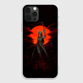 Чехол для iPhone 12 Pro Max с принтом Blood moon в городе Новоалтайск, Силикон |  | Тематика изображения на принте: bloodborne | game | games | stranger | бладборн | игра | игры | соулс | странник