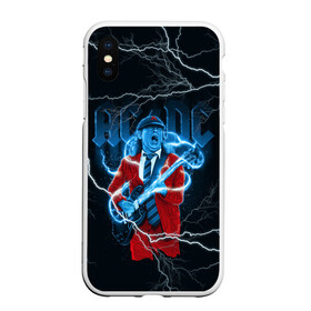Чехол для iPhone XS Max матовый с принтом AC/DC (Z) в городе Новоалтайск, Силикон | Область печати: задняя сторона чехла, без боковых панелей | Тематика изображения на принте: ac dc | acdc | rock | ангус янг | ас дс | асдс | блюз рок | крис слэйд | музыка | рок | рок н ролл | стиви янг | хард рок | эй си ди си | эксл роуз