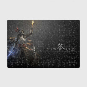 Головоломка Пазл магнитный 126 элементов с принтом New World в городе Новоалтайск, полимерный материал с магнитным слоем | 126 деталей, размер изделия —  180*270 мм | fantasy | fantasy game | fantasy mmorpg | mmorpg | new world | new world online | online game | игра | персонажи