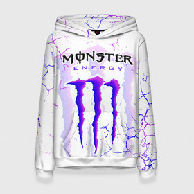 Женская толстовка 3D с принтом MONSTER ENERGY / МОНСТЕР в городе Новоалтайск, 100% полиэстер  | двухслойный капюшон со шнурком для регулировки, мягкие манжеты на рукавах и по низу толстовки, спереди карман-кенгуру с мягким внутренним слоем. | monster energy | motorcycle | racing. | sport | sportcar | авто | байк | байкер | гонки | зеленый | монстер | мотоспорт | мототехника | мотоцикл | мотоциклист | скутер | спорткар | энергетик