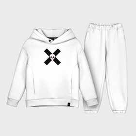 Детский костюм хлопок Oversize с принтом Любовь, смерть, и роботы в городе Новоалтайск,  |  | крутой череп | любовь | рисунок в японском стиле | рисунок черепа | роботы | стиль якудза | тату | тату в стиле якудза | череп | череп в японском стиле | якудза | японские | японский стиль | японско