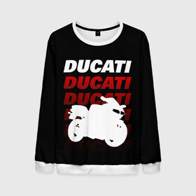 Мужской свитшот 3D с принтом DUCATI / ДУКАТИ / SPORT в городе Новоалтайск, 100% полиэстер с мягким внутренним слоем | круглый вырез горловины, мягкая резинка на манжетах и поясе, свободная посадка по фигуре | ducati | motorcycle | motosport | racing | speed | sport | байк. | гонки | двигатель | дукати | мото | мотокросс | мотоспорт | мототриал | мотоцикл | скорость | спорт