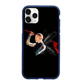 Чехол для iPhone 11 Pro Max матовый с принтом Бабочка Честер в городе Новоалтайск, Силикон |  | Тематика изображения на принте: alternative | linkin park | metall | music | rock | альтернатива | линкин парк | металл | музыка | рок | честер беннингтон
