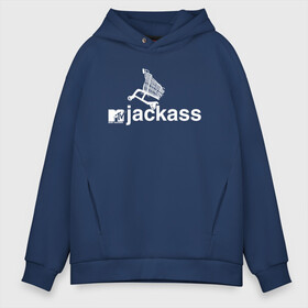 Мужское худи Oversize хлопок с принтом Jackass в городе Новоалтайск, френч-терри — 70% хлопок, 30% полиэстер. Мягкий теплый начес внутри —100% хлопок | боковые карманы, эластичные манжеты и нижняя кромка, капюшон на магнитной кнопке | bam margera | extreme | johnny knoxville | mtv | steve o | бэм маргера | джонни ноксвилл | мтв | придурки | стив о | чудаки | чудакинавсегда | экстрим | эмтиви