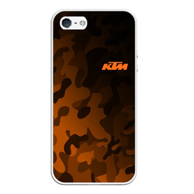 Чехол для iPhone 5/5S матовый с принтом KTM | КТМ CAMO RACING в городе Новоалтайск, Силикон | Область печати: задняя сторона чехла, без боковых панелей | Тематика изображения на принте: enduro | ktm | moto | moto sport | motocycle | orange | sportmotorcycle | ктм | мото | мото спорт | мотоспорт | оранжевый | спорт мото
