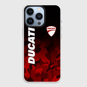 Чехол для iPhone 13 Pro с принтом DUCATI | ДУКАТИ КАМУФЛЯЖ в городе Новоалтайск,  |  | camo | camouflage | ducati | military | moto | motocycle | racing | sport | дукати | камуфляж | милитари | мото | мотоспорт | мотоцикл | рейсинг | спорт