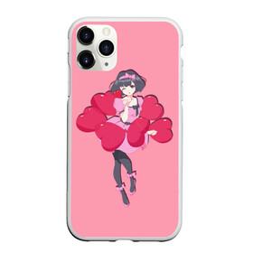 Чехол для iPhone 11 Pro Max матовый с принтом Аниме. Девушка. Любовь в городе Новоалтайск, Силикон |  | аниме | воздушные шары | девушка | любовь | романтика | сердце