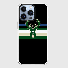Чехол для iPhone 13 Pro с принтом Milwaukee Bucks форма. Statement Edition в городе Новоалтайск,  |  | Тематика изображения на принте: basketball | edition | milwaukee bucks | sport | statement | бакс | баскетбол | милуоки | спорт | форма