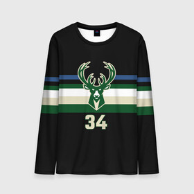 Мужской лонгслив 3D с принтом Milwaukee Bucks форма. Яннис Адетокумбо в городе Новоалтайск, 100% полиэстер | длинные рукава, круглый вырез горловины, полуприлегающий силуэт | 34 | antetokounmpo | basketball | edition | giannis | milwaukee bucks | sport | statement | адетокумбо | бакс | баскетбол | милуоки | спорт | форма | яннис