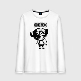 Мужской лонгслив хлопок с принтом Тони Тони Чоппер | One Piece в городе Новоалтайск, 100% хлопок |  | one piece | tony tony chopper | аниме | большой куш | ван пис | великий флот | вон пис | врач | любитель сладкой ваты | манга | ниндзя пирато минко самурайский альянс | пират | пираты соломенной шляпы
