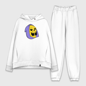 Женский костюм хлопок Oversize с принтом Skeletor в городе Новоалтайск,  |  | masters of the universe | masters of the universe revelation | skeletor | властелины вселенной | властелины вселенной откровение | скелетор