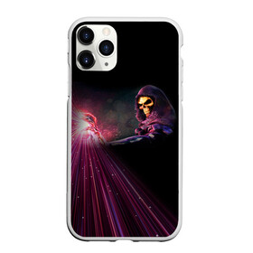 Чехол для iPhone 11 Pro Max матовый с принтом СКЕЛЕТОР | SKELETOR (Z) в городе Новоалтайск, Силикон |  | he man | logo | masters of the universe | she ra | skeletor | властелины вселенной | логип | лого | мульт | мультфильм | скелетор