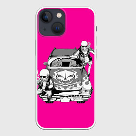 Чехол для iPhone 13 mini с принтом Undertales bros в городе Новоалтайск,  |  | 8 bit | 8 бит | game | games | undertale | андертейл | андертэил | игра | игры | пиксели | пиксель | санс