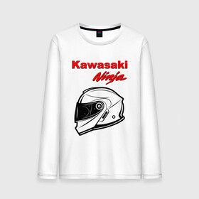 Мужской лонгслив хлопок с принтом KAWASAKI NINJA / КАВАСАКИ в городе Новоалтайск, 100% хлопок |  | kawasaki | motorcycle | motosport | ninja | racing | speed | sport | байк | гонки | двигатель | кавасаки | мото | мотокросс | мотоспорт | мототриал | мотоцикл | нинзя. | скорость | спорт