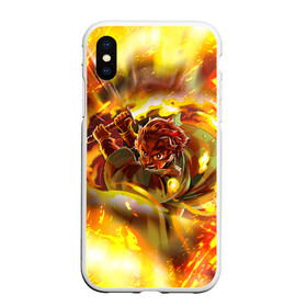 Чехол для iPhone XS Max матовый с принтом Огненный Танджиро Камадо | Танджиро Камадо (Я) в городе Новоалтайск, Силикон | Область печати: задняя сторона чехла, без боковых панелей | demon slayer | kimetsu no yaiba | slayer | tanjiro | клинок рассекающий демонов | танджиро камадо