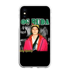 Чехол для iPhone XS Max матовый с принтом OG BUDA в городе Новоалтайск, Силикон | Область печати: задняя сторона чехла, без боковых панелей | Тематика изображения на принте: buda | og buda | ог буда | реп | репер