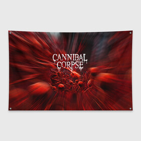 Флаг-баннер с принтом Blood Cannibal Corpse | Труп Каннибала (Z) в городе Новоалтайск, 100% полиэстер | размер 67 х 109 см, плотность ткани — 95 г/м2; по краям флага есть четыре люверса для крепления | cannibal | cannibal corpse | corpse | death metal | deathgrind | алекс уэбстер | брутальный дэт метал | дэт метал | дэтграйнд | пол мазуркевич | роб барретт | труп каннибала