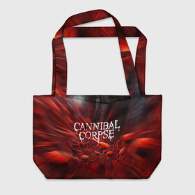 Пляжная сумка 3D с принтом Blood Cannibal Corpse | Труп Каннибала (Z) в городе Новоалтайск, 100% полиэстер | застегивается на металлическую кнопку; внутренний карман застегивается на молнию. Стенки укреплены специальным мягким материалом, чтобы защитить содержимое от несильных ударов
 | cannibal | cannibal corpse | corpse | death metal | deathgrind | алекс уэбстер | брутальный дэт метал | дэт метал | дэтграйнд | пол мазуркевич | роб барретт | труп каннибала