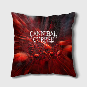 Подушка 3D с принтом Blood Cannibal Corpse | Труп Каннибала (Z) в городе Новоалтайск, наволочка – 100% полиэстер, наполнитель – холлофайбер (легкий наполнитель, не вызывает аллергию). | состоит из подушки и наволочки. Наволочка на молнии, легко снимается для стирки | cannibal | cannibal corpse | corpse | death metal | deathgrind | алекс уэбстер | брутальный дэт метал | дэт метал | дэтграйнд | пол мазуркевич | роб барретт | труп каннибала
