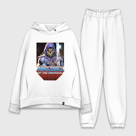 Женский костюм хлопок Oversize с принтом СКЕЛЕТОР | HE MAN | LOGO (Z) в городе Новоалтайск,  |  | he man | masters of the universe | she ra | skeletor | властелины вселенной | скелетор
