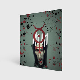 Холст квадратный с принтом Marilyn Manson | Мерилин Мэнсон (Z) в городе Новоалтайск, 100% ПВХ |  | hugh warner | marilyn manson | rock | глэм рок | гот | индастриал метал | индастриал рок | музыка | мэрилин мэнсон | рок | фрик | хард рок | шок рок
