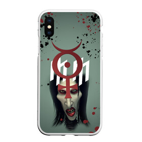 Чехол для iPhone XS Max матовый с принтом Marilyn Manson | Мерилин Мэнсон (Z) в городе Новоалтайск, Силикон | Область печати: задняя сторона чехла, без боковых панелей | hugh warner | marilyn manson | rock | глэм рок | гот | индастриал метал | индастриал рок | музыка | мэрилин мэнсон | рок | фрик | хард рок | шок рок