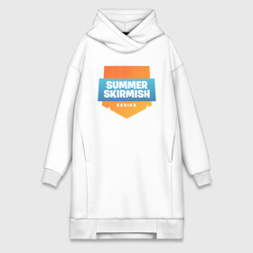 Платье-худи хлопок с принтом Summer Skirmish в городе Новоалтайск,  |  | epic games | games | королевская битва | лето | фортнайт