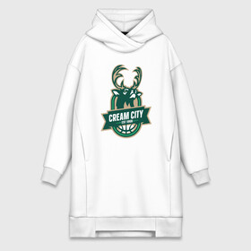 Платье-худи хлопок с принтом Cream City в городе Новоалтайск,  |  | basketball | bucks | giannis | milwaukee | mvp | nba | ntetokounmpo | sport | streetball | адетокумбо | бакс | баскетбол | игра | милуоки | мяч | нба | олень | спорт | стритбол | тренер | чемпион | янис