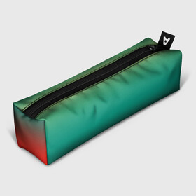 Пенал школьный 3D с принтом Красно-бирюзовый градиент в городе Новоалтайск, 100% полиэстер | плотная ткань, застежка на молнии | градиент | модный | размытый фон | современный узор | текстура