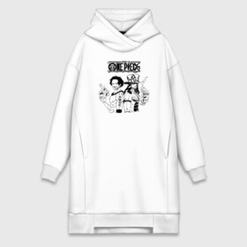 Платье-худи хлопок с принтом Портгас Д. Эйс One Piece в городе Новоалтайск,  |  | anime | manga | one piece | whitebeard pirates | аниме | бандит | большой куш | ван пис | вон пис | гол д. эйс | командир 2 ой дивизии | король пиратов | манга | пират | пираты белой бороды | пираты белоуса | портгас д. эйс