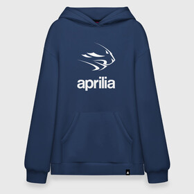 Худи SuperOversize хлопок с принтом APRILIA / АПРИЛИЯ / ЛОГО в городе Новоалтайск, 70% хлопок, 30% полиэстер, мягкий начес внутри | карман-кенгуру, эластичная резинка на манжетах и по нижней кромке, двухслойный капюшон
 | 120. | 50 | aprilia | motorcycle | motosport | racing | rs | speed | sport | априлия | байк | гонки | двигатель | мото | мотокросс | мотоспорт | мототриал | мотоцикл | скорость | спорт