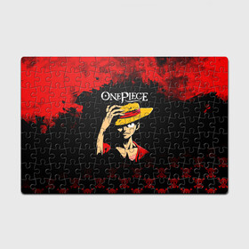 Головоломка Пазл магнитный 126 элементов с принтом Луффи One Piece. Большой куш в городе Новоалтайск, полимерный материал с магнитным слоем | 126 деталей, размер изделия —  180*270 мм | Тематика изображения на принте: anime | manga | monkey d. luffy | one piece | аниме | большой куш | ван пис | вон пис | гол д. роджер | кайдо | король пиратов | луфи | луффи | манга | манки д. луффи | нами | нико робин | пират | портгас д. эйс | ророноа зоро